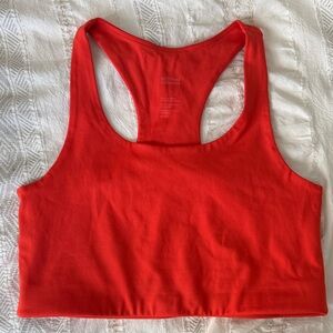 Girlfriend Collective Blood Orange Paloma Racerback Bra